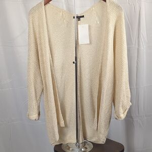 Staccato Beige Open-Front Cardigan